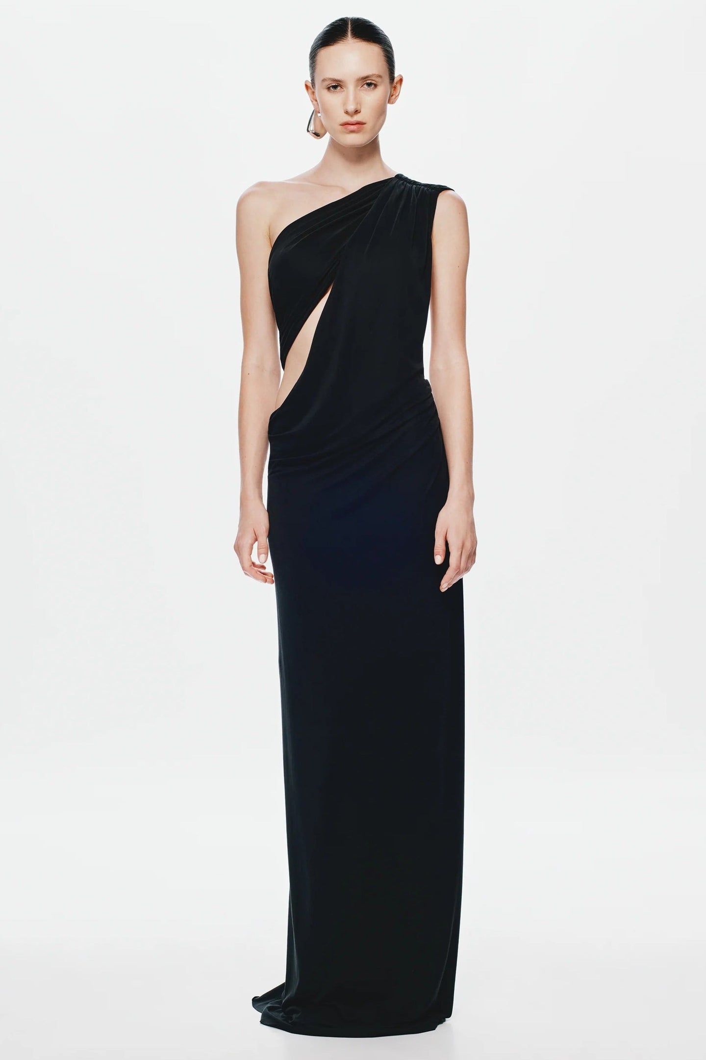 Misha Solstice Cupro Maxi Dress - Black