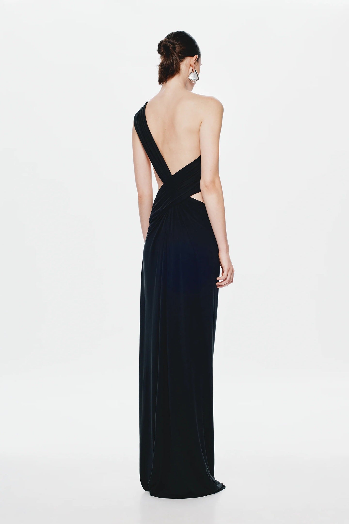 Misha Solstice Cupro Maxi Dress - Black